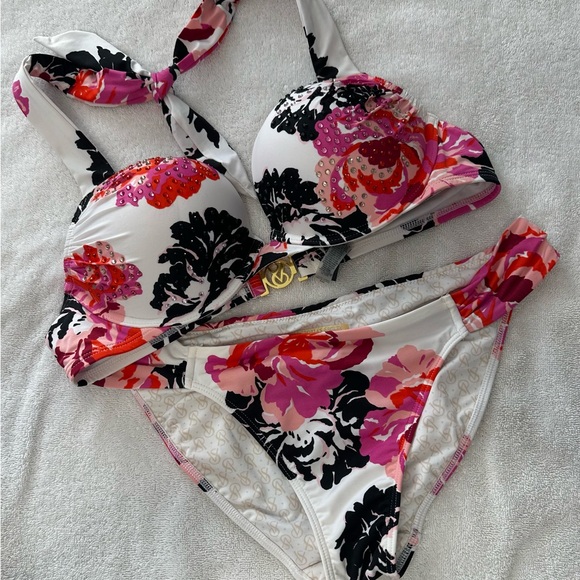 Victoria's Secret Bombshell Bikini - Pink and Black - Picture 1 of 1